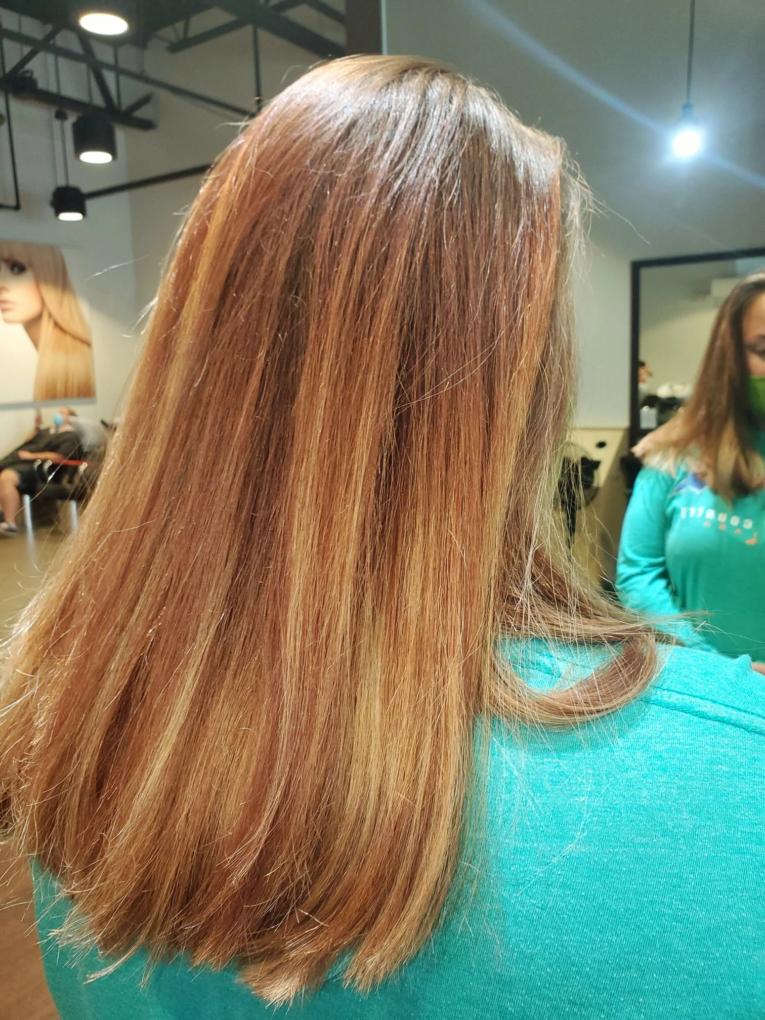 Free Hand Balayage with toner