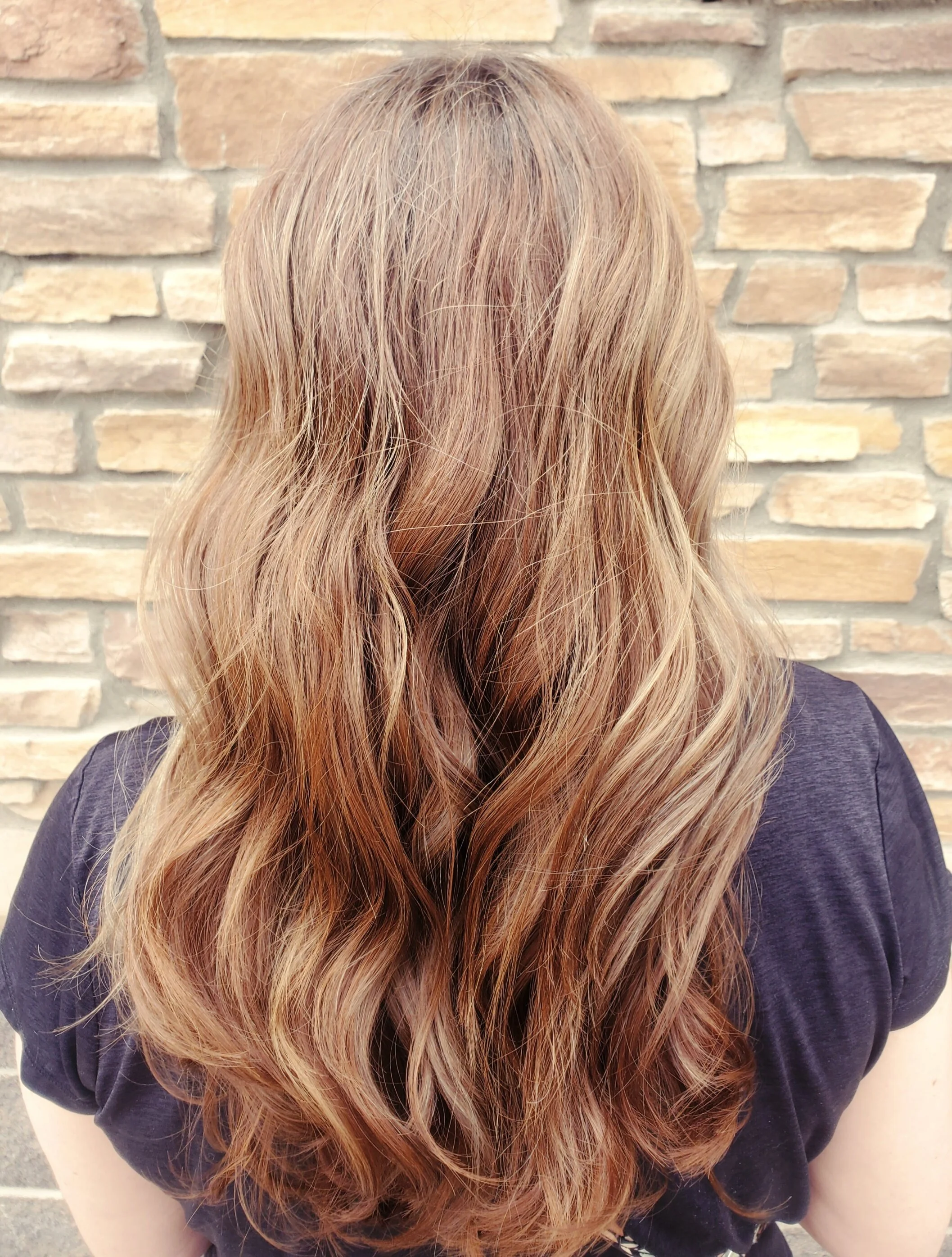Full Highlights/ toner and layered cut
