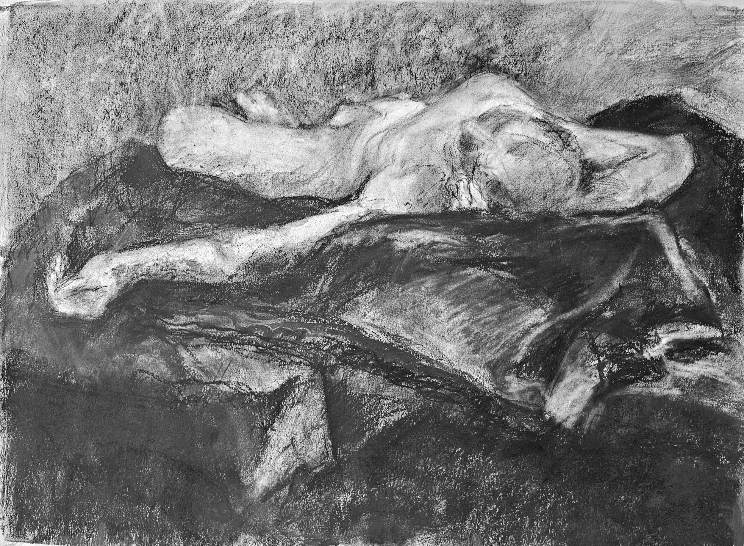 Charcoal, 18" X24", 2026