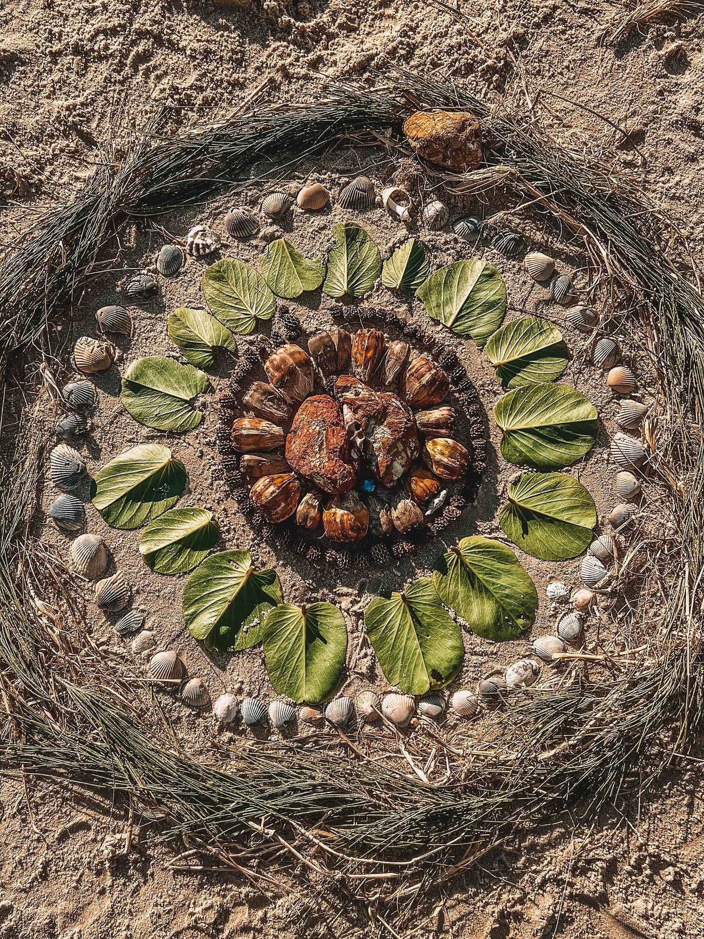 Built a little altar with my little friend the other day - tiny hands, big magic. Watching kids gather treasures with so much wonder and create with their giant imaginations reminds me how natural it is to honour the Earth. Ritual doesn&rsquo;t need 
