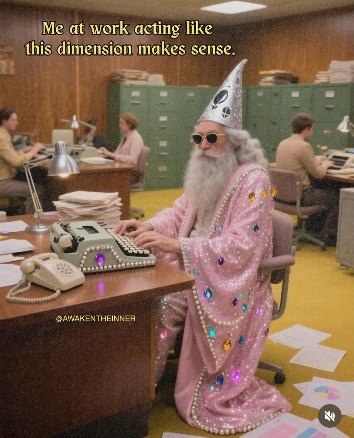 Literally me trying to work &ldquo;normal&rdquo; 9-5 jobs once upon a time. I&rsquo;ve worked as a receptionist, a travel agent, done my fair share of hospitality and even worked in TV at channel 9. This is literally how I felt in every one of those 