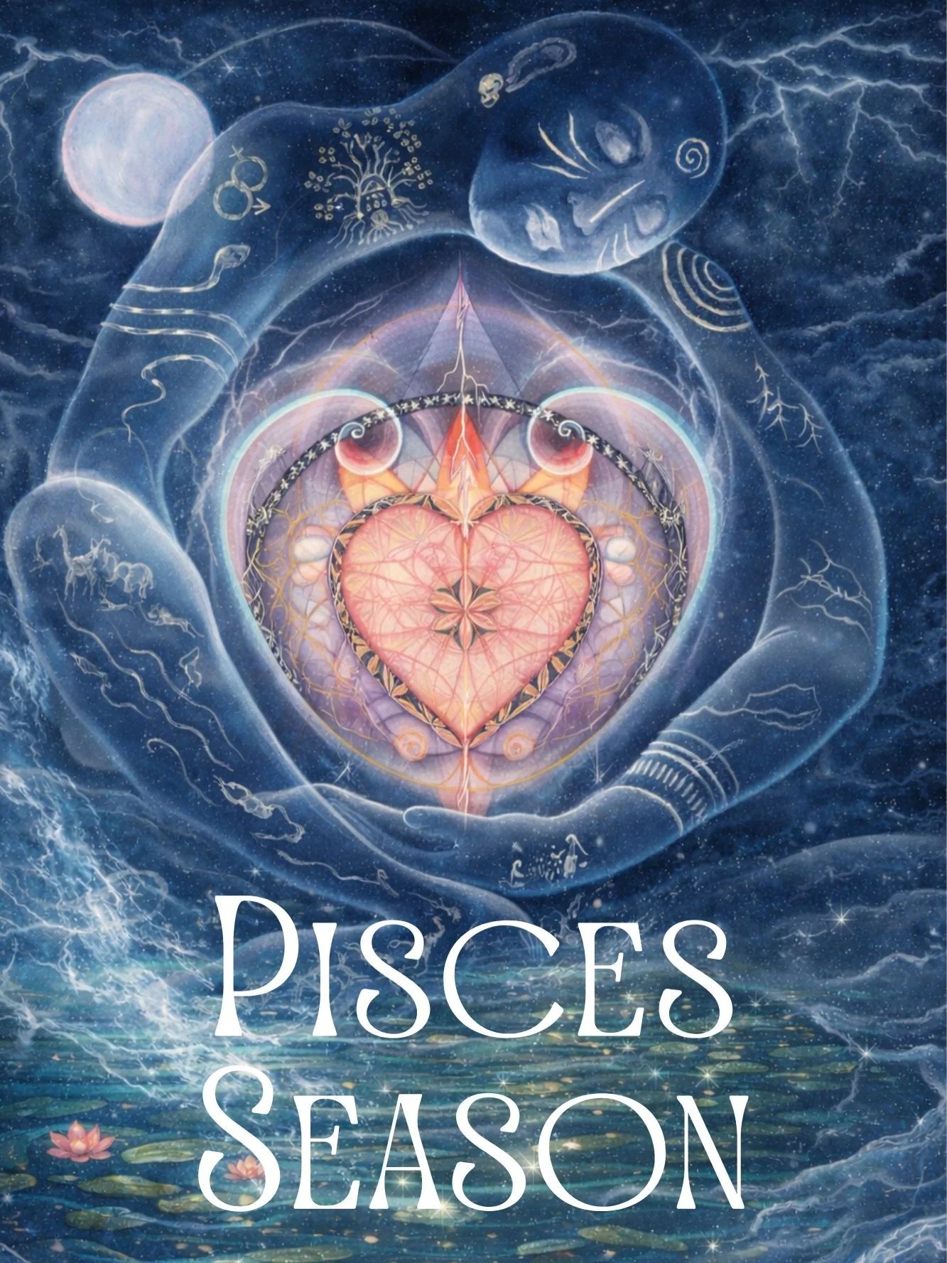 After the sharp awareness of Aquarius, we find ourselves perfectly timed in a season of sacred endings. Pisces invites us to soften our edges, to recognise and dissolve back into our oneness.

To remember that before we were individuals with names an