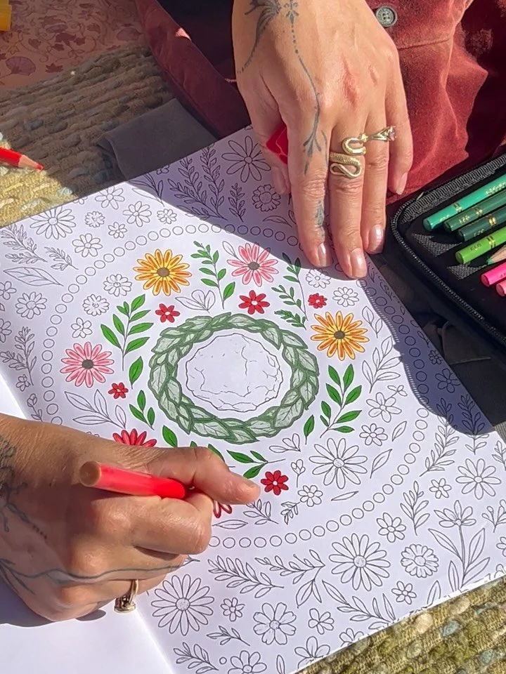 Carl Jung believed mandalas are reflections of the self - a way to bring order, clarity, and integration from within.

I highly recommend looking up Carl Jungs teachings about mandalas - they are fascinating! 

Iv&rsquo;e created a colouring book wit