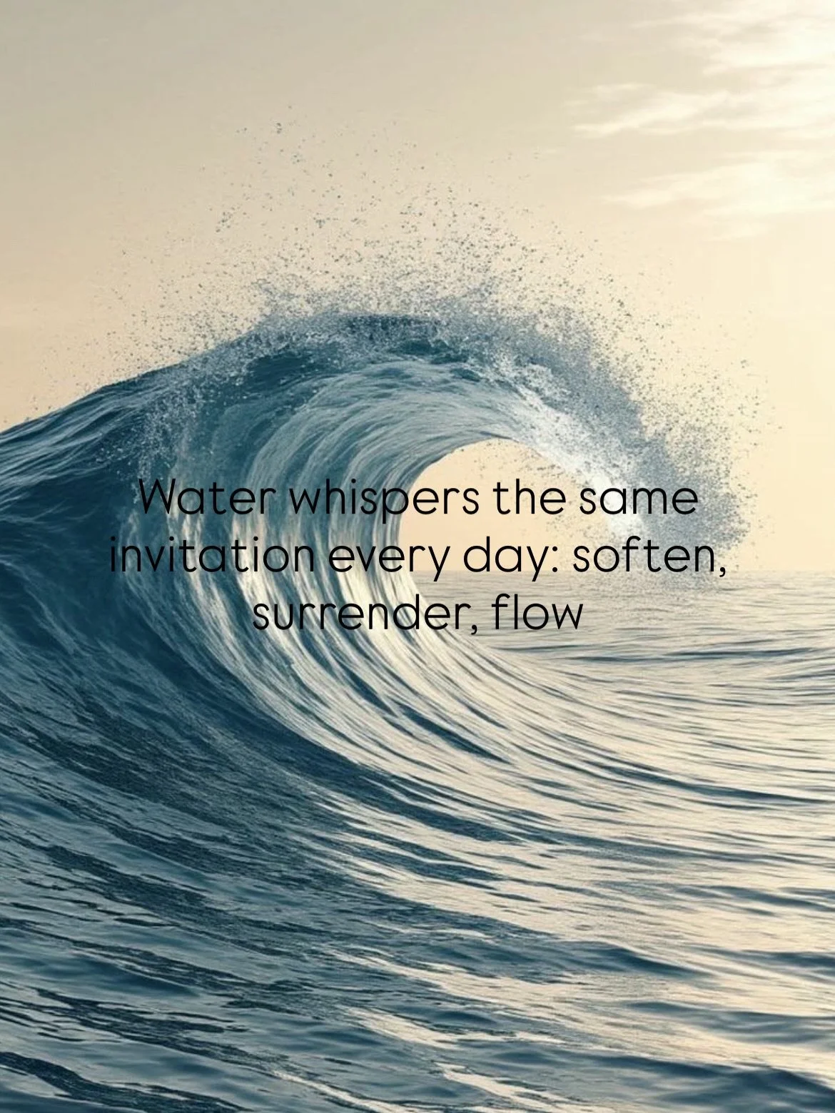 In the language of the elements, Water rules our emotions, intuition, sensitivity, dreams, relationships and the subconscious. It reminds us that our inner world, like water itself, is designed to flow rather than remain still.

When emotions become 