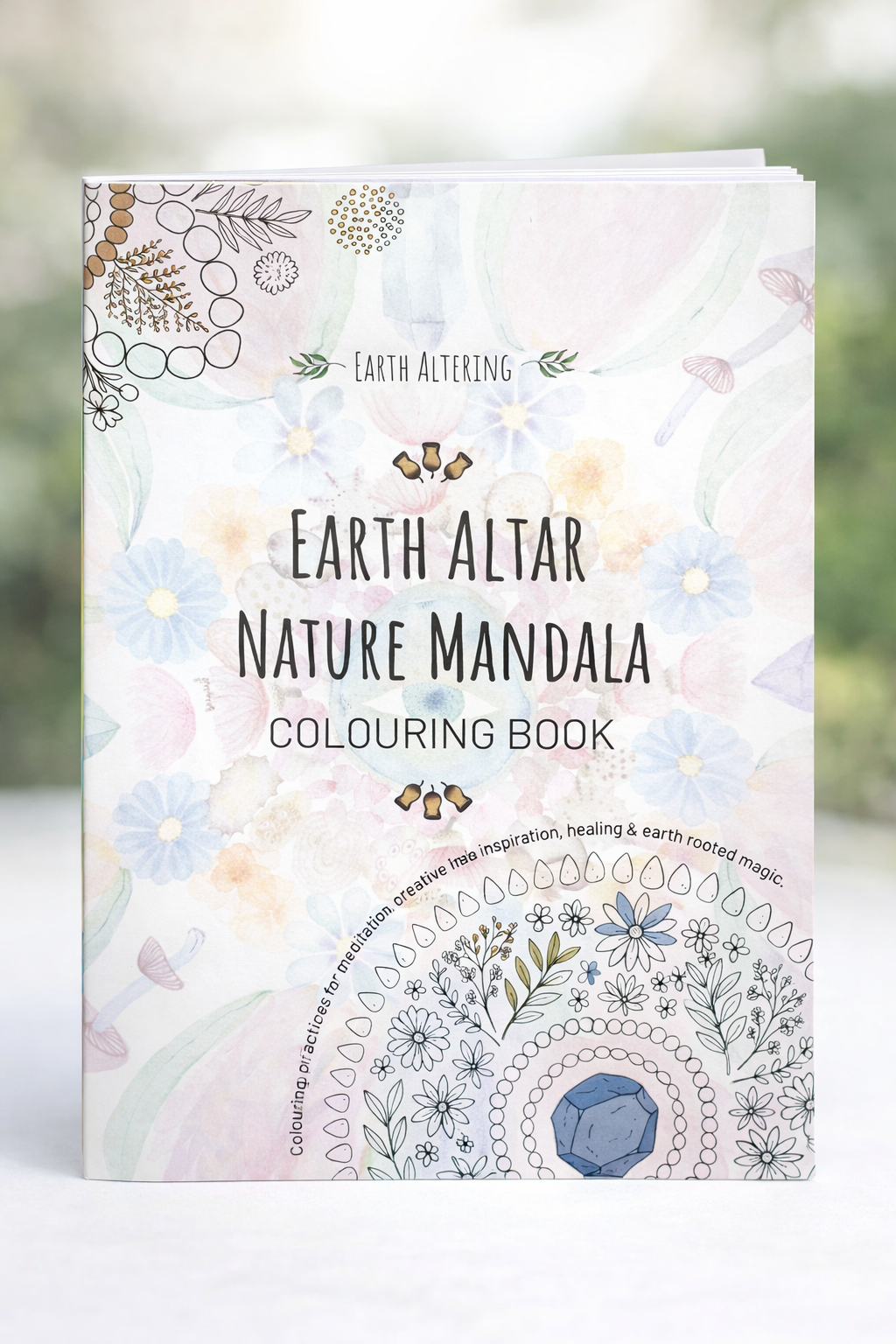 Earth Altar Nature Mandala Colouring Book