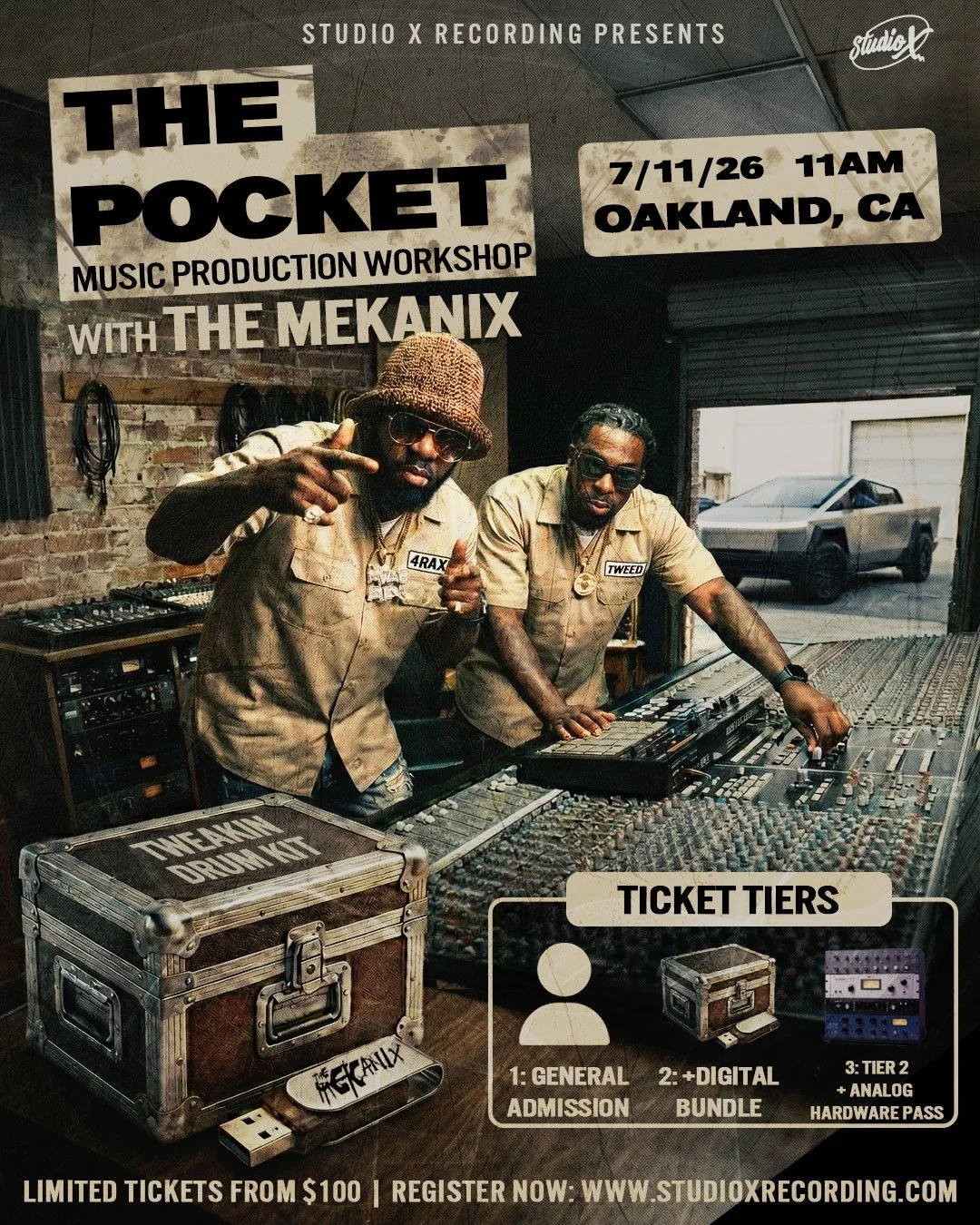 THE POCKET: Music Production Workshop (Feat. The Mekanix) (7/11/26)