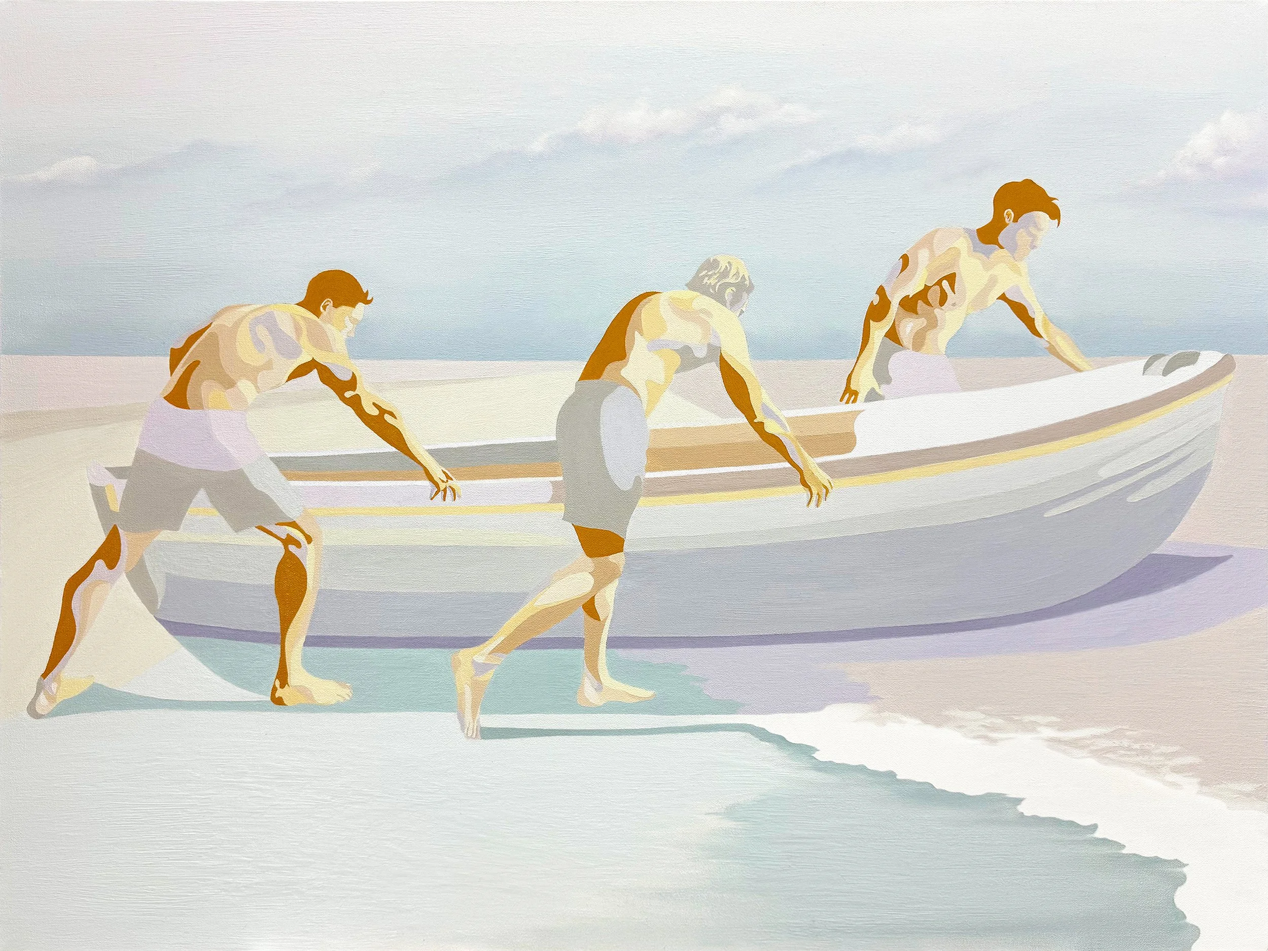 BAR CROSSING - 40” x 30"