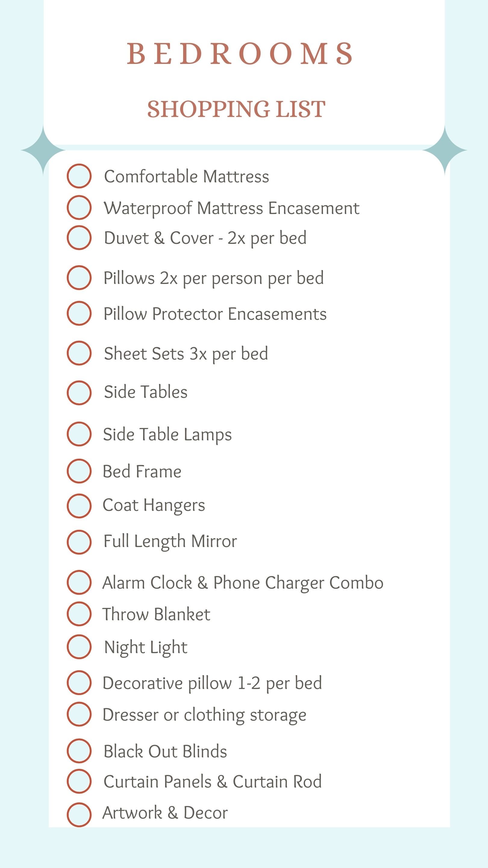 Bedroom Essentials List: Necessities and Must-Haves for Your Space