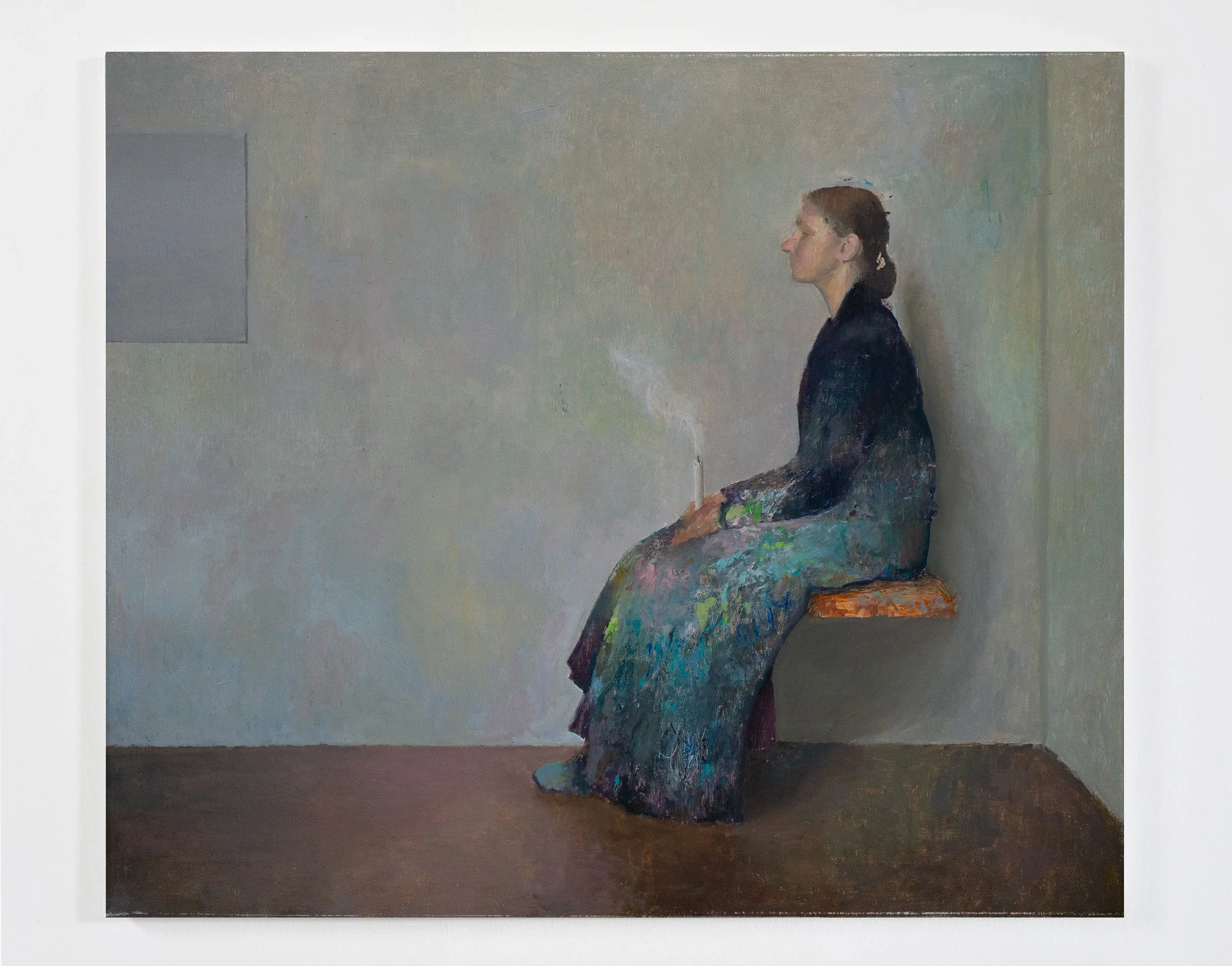 THE WATCHER, 2026, oil on linen, 100 x 85 cm