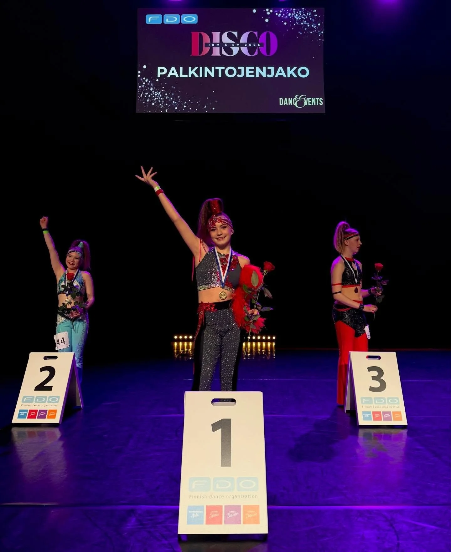 🏆IK&Auml;KAUSIMESTARI 2026🏆

Diana nappasi itselleen Discotanssin IKM - kilpailuista kultaa Disco Freestyle juniorit I sarjasta. Paljon onnea @dianadancerr 
🪩🩷❤️

@finnishdanceorganization 
@dancesportfin 
@dancevents.fi 
#disco #discodance #disc