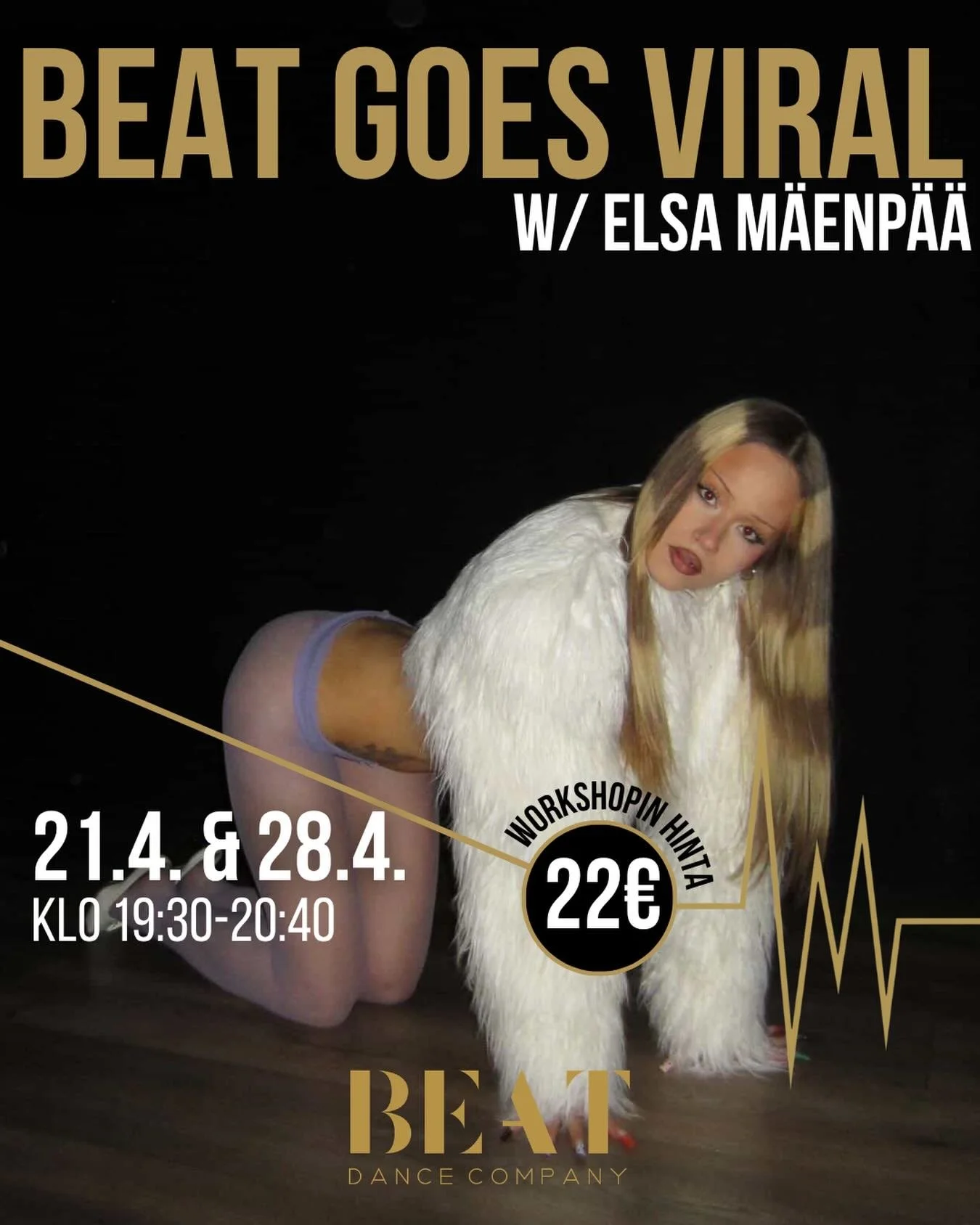 ELSA M&Auml;ENP&Auml;&Auml;N Commercial tunnit Beatilla❤️&zwj;🔥

Kev&auml;tkauden Viral-tunnit huipentuu upean @elsafanni commercial tunteihin. Elsa ohjaa tunnit kahtena tiistaina 21.4. ja 28.4. klo 19:30-20:40. Molemmilla kerroilla harjoitellaan sa