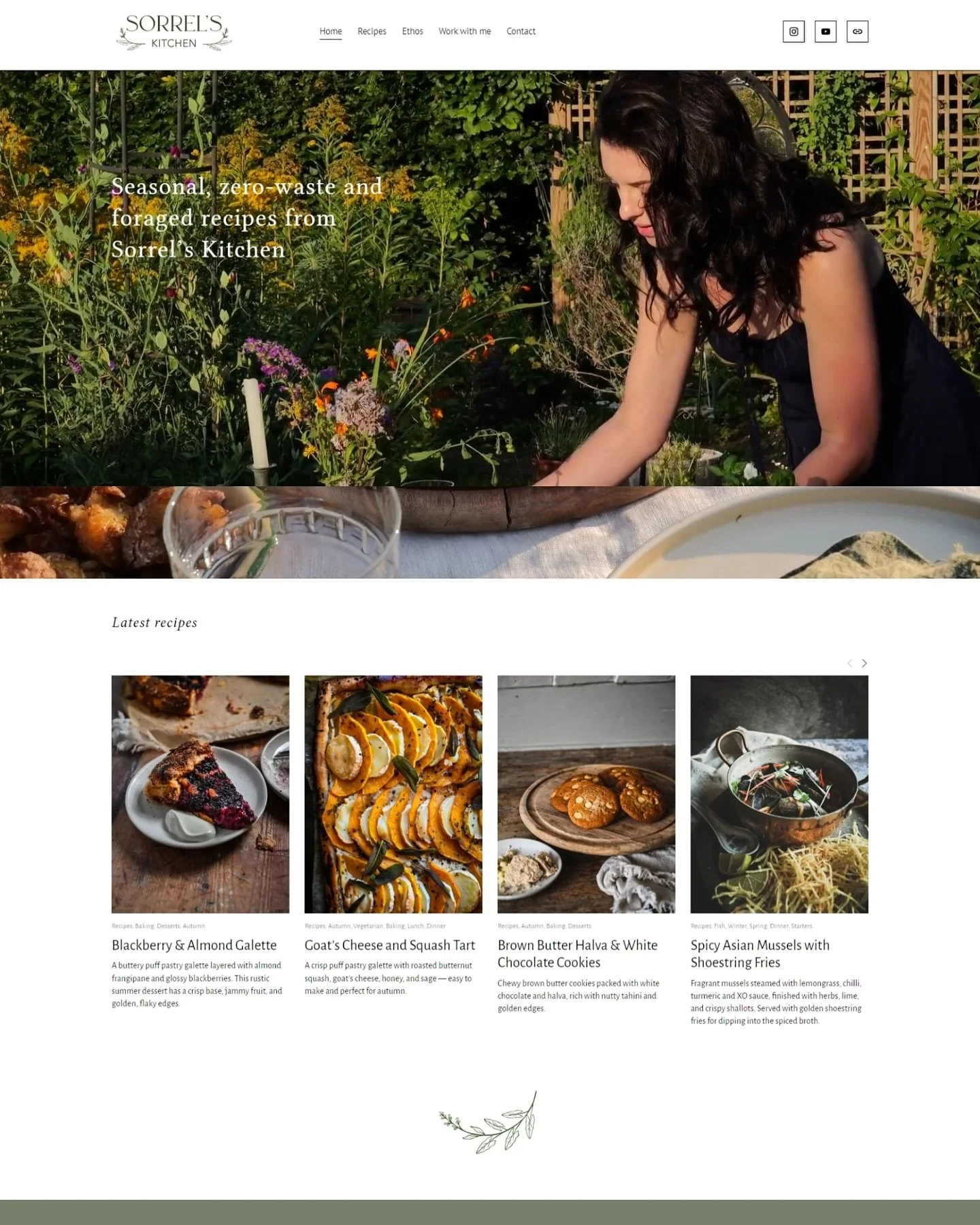Delighted to share a lovely new website launch for the talented @sorrels_kitchen - divine, delicious recipes all well worth trying out.

Website design and copy by @poeticalane @aimeefranciscopywriter_ 

#websitedesign #recipesofinstagram #websitecop