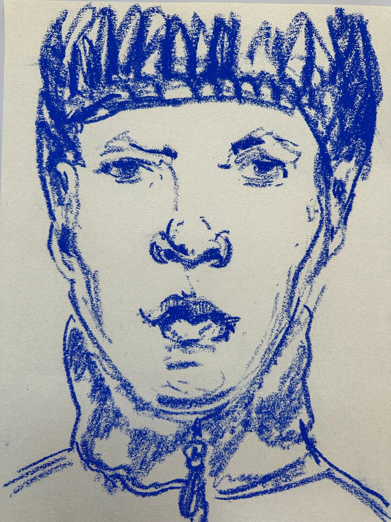 Blue Cyclist close up - Grace Frog.jpeg