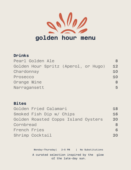 Golden Hour — Rowayton Seafood