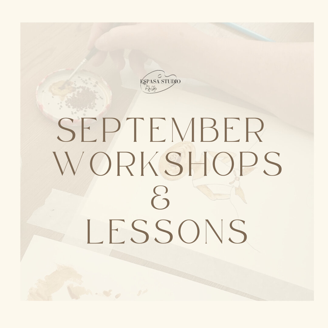 September is becoming a busy busy month at Espasa!​​​​​​​​
​​​​​​​​
I am bringing back the coffee painting workshops, the online lessons and welcoming a new technique: acrylic painting! ​​​​​​​​
​​​​​​​​
Save this post for whenever you feel creative 