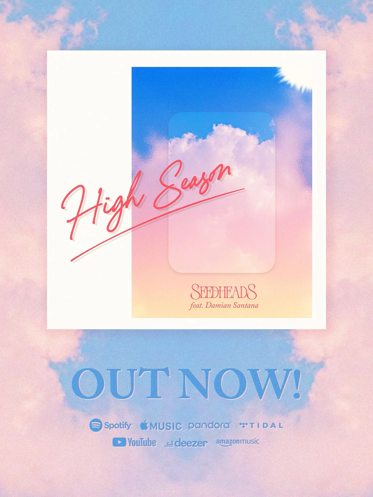 &lsquo;HIGH SEASON&rsquo; feat. @_damiansantana OUT NOW ✈️

Valentine&rsquo;s Day soundtrack secured! This is one of our favorite tracks on the album. The way the chorus hits when it drops still gets us every time. We pushed ourselves creatively on t