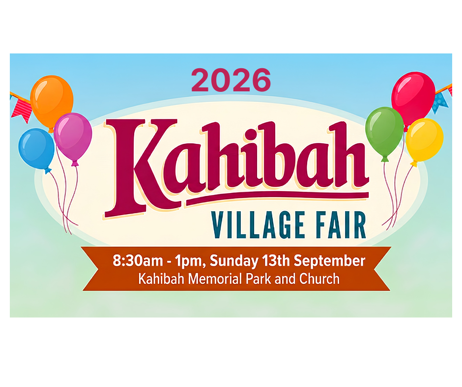 KAHIBAH VILLAGE FAIR - Sunday 13th September 8am - 1pm