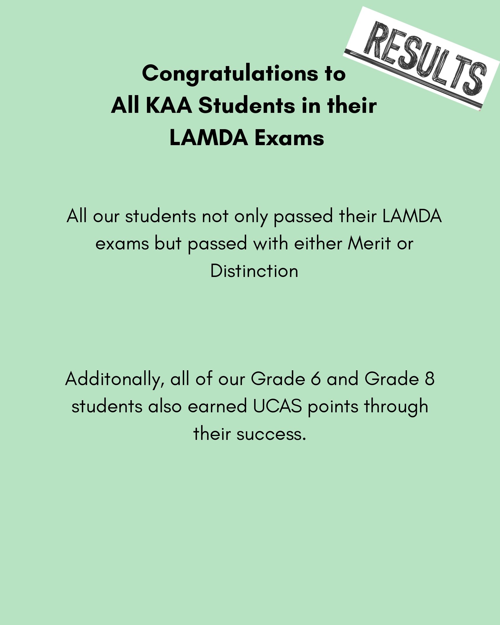 LAMDA SUCCESS