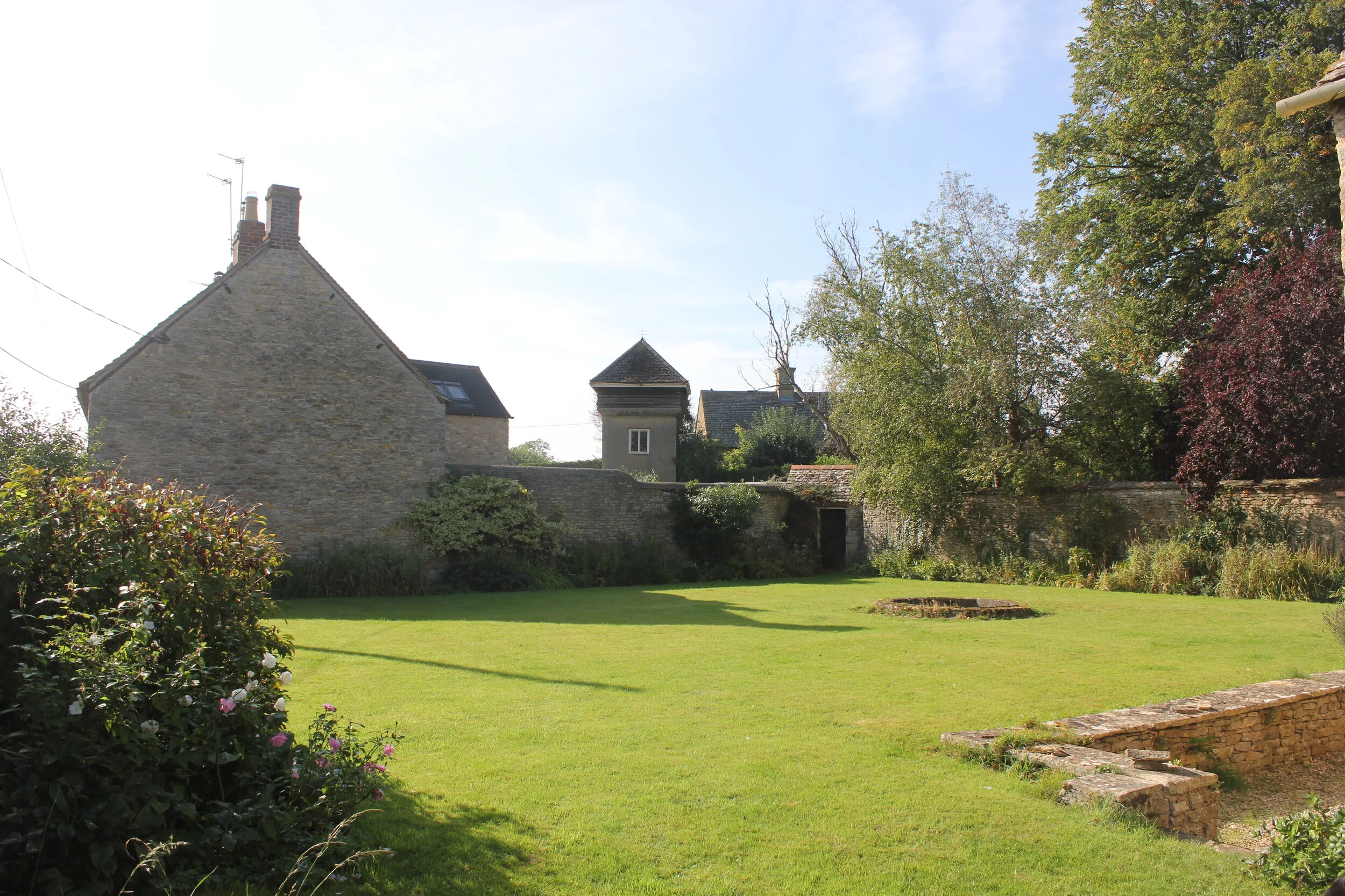 View of the walled garden