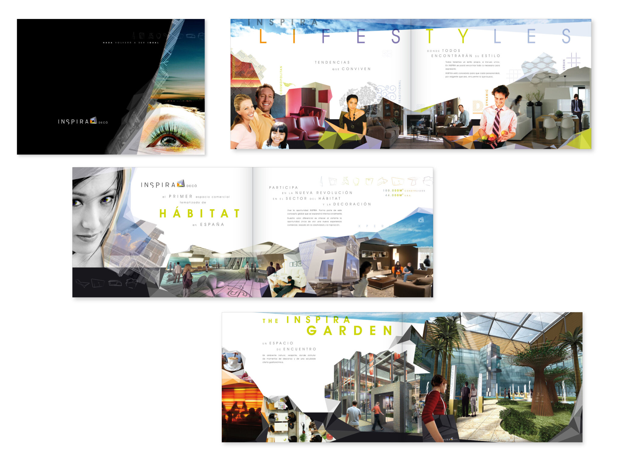 brochure design for inspira deco