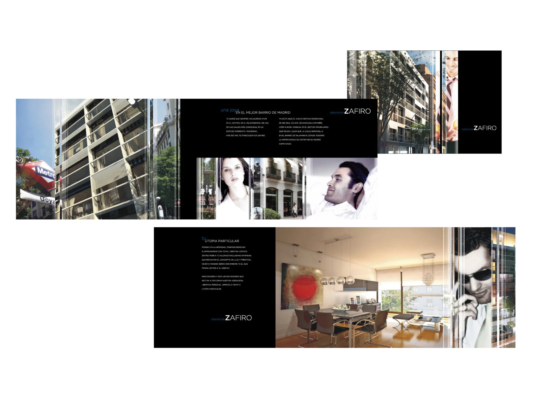 brochure design for promotional real estate residential building