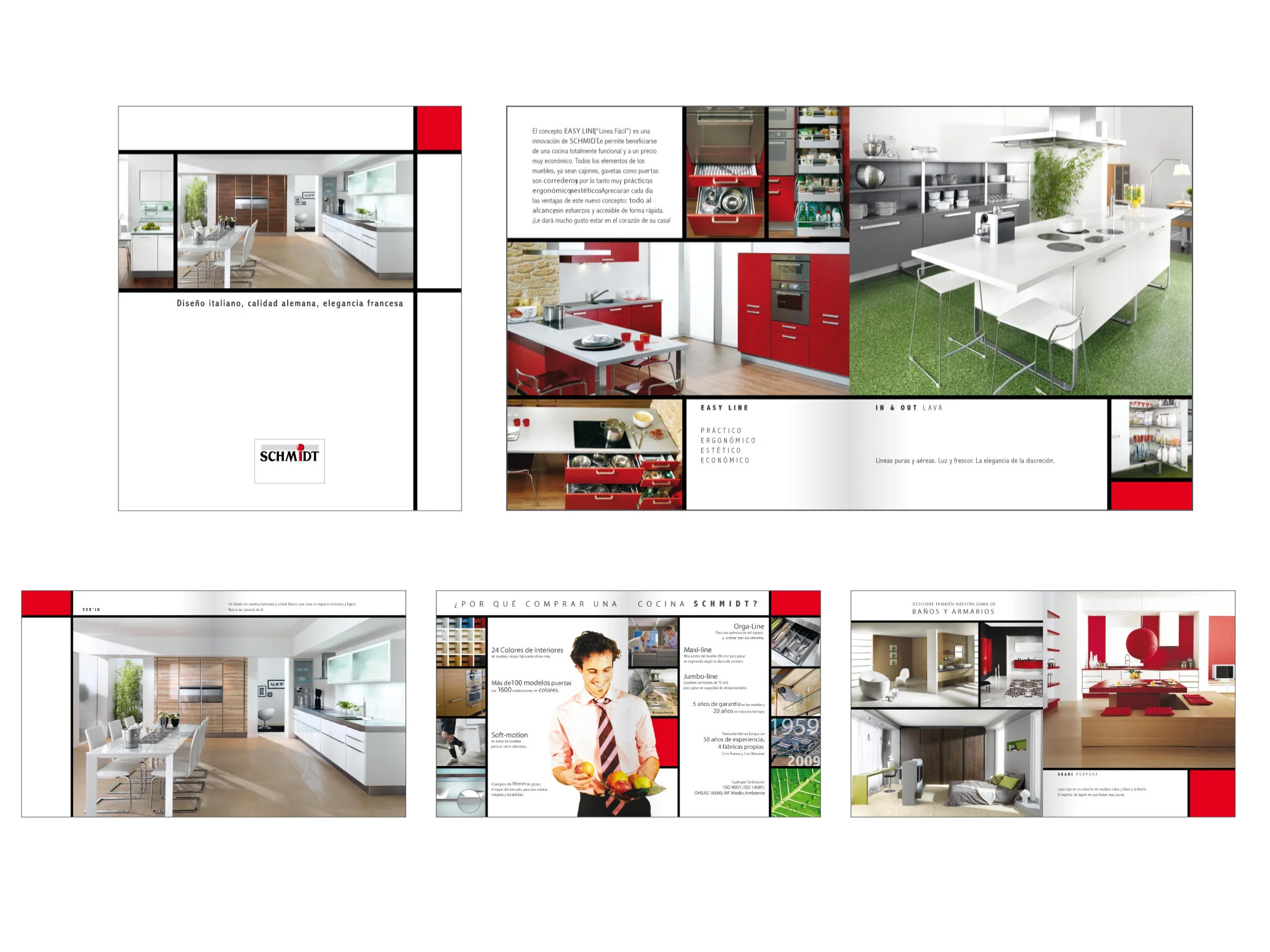 catalog design for schmidt kitchens