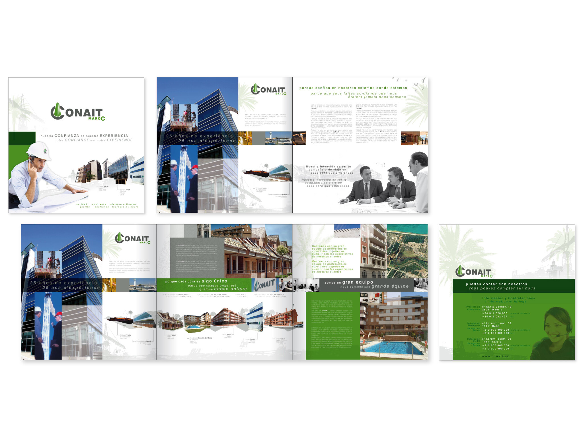 brochure design for conait housing developer