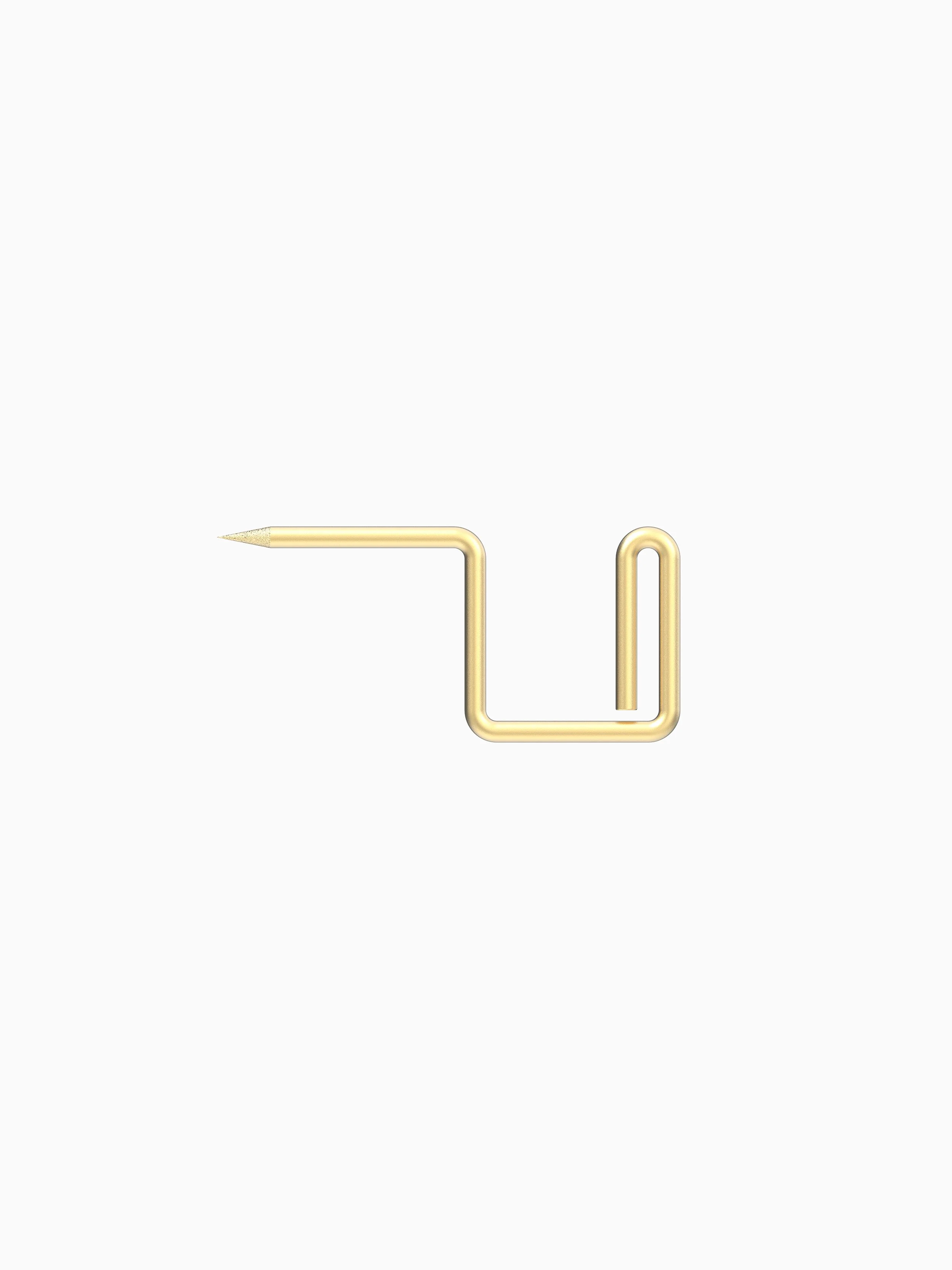 Pli, Wall Hook, Gold