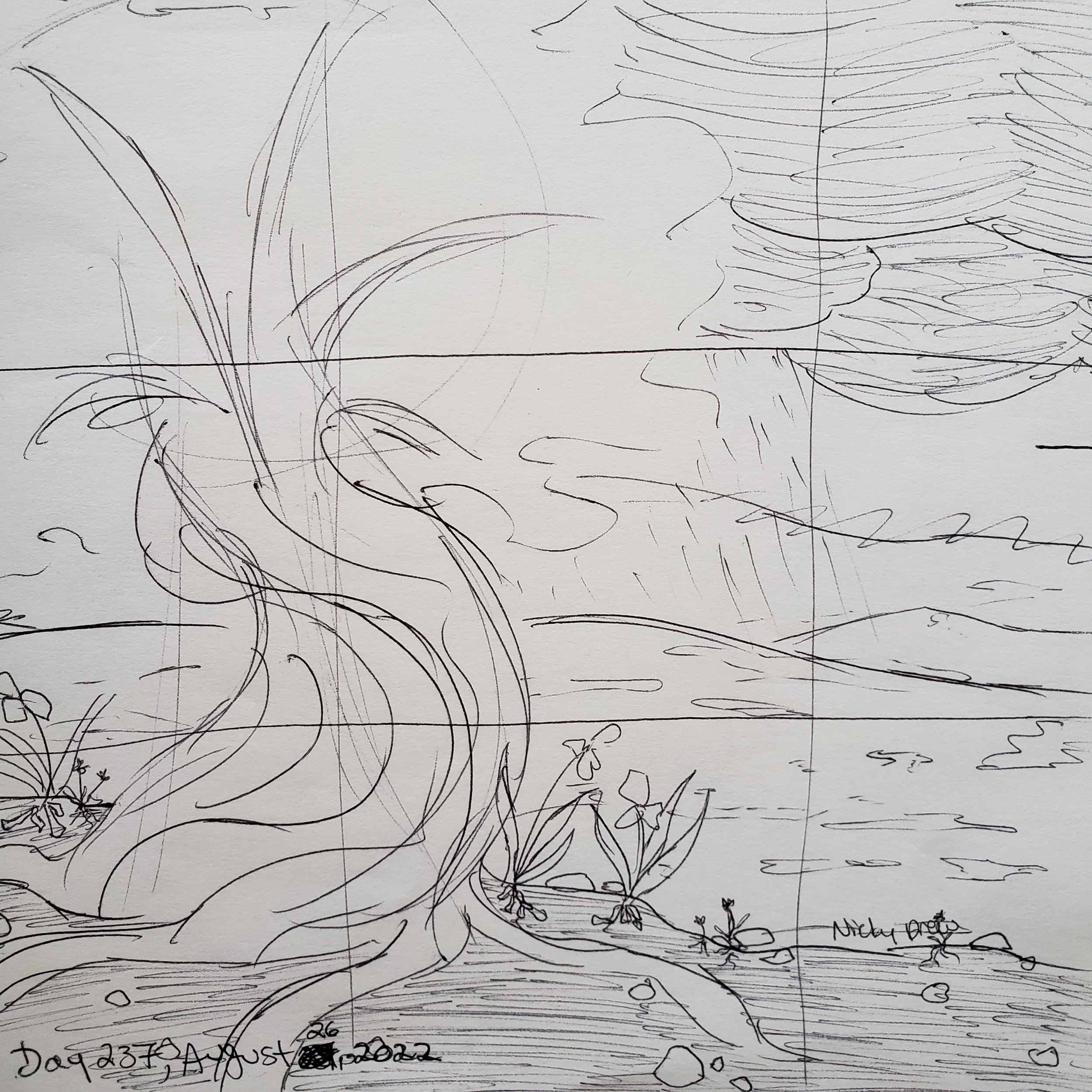 365 Days of Sketchbook: Week 34 — Nicky Drew