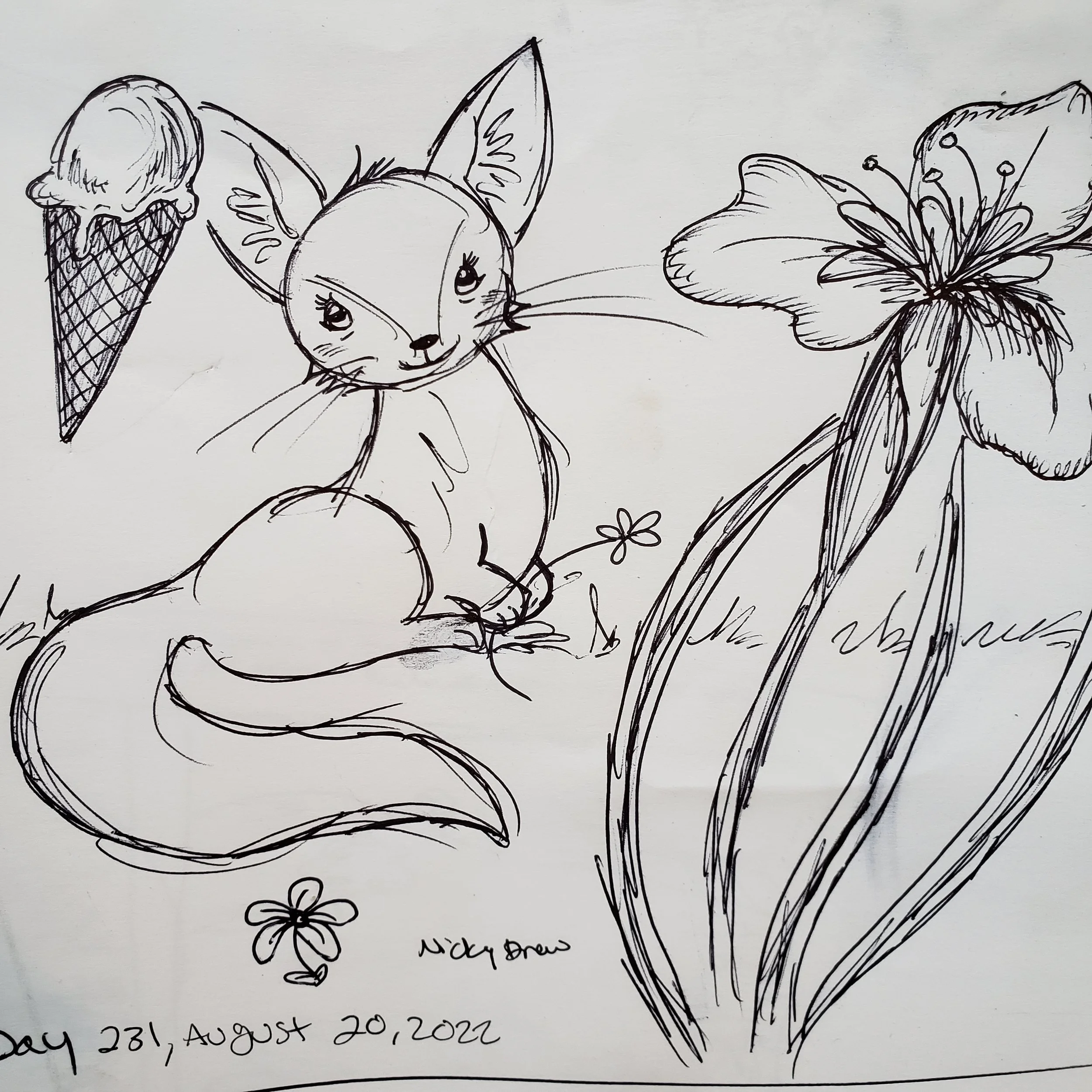 365 Days of Sketchbook: Week 34 — Nicky Drew