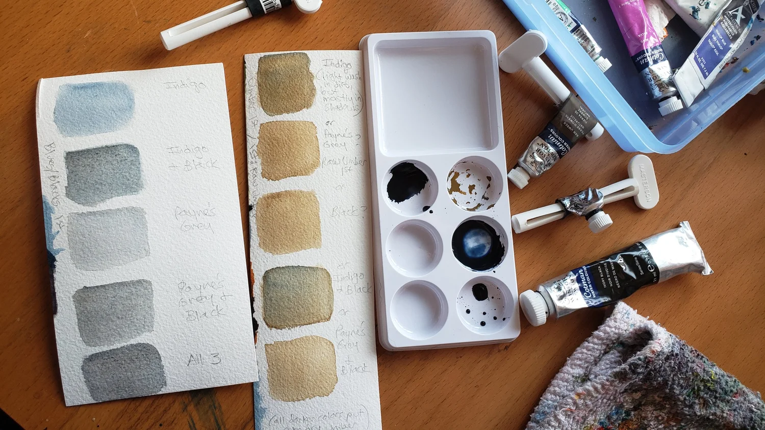 How to Paint Mud, Dirt, and Rock in Watercolors — Nicky Drew Illustration