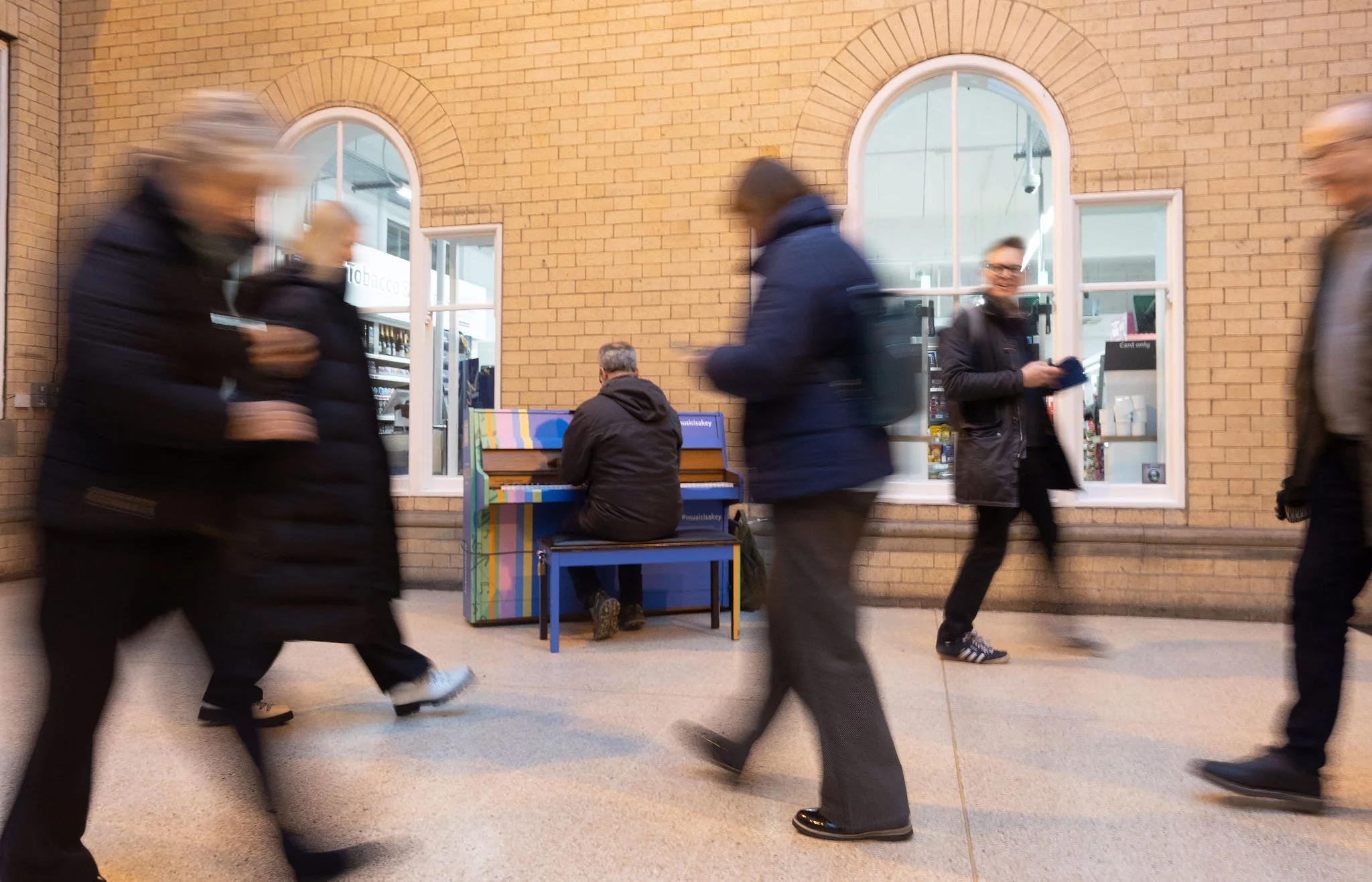 Public piano installed at York Station to help bring joy to commuters and raise awareness of our work