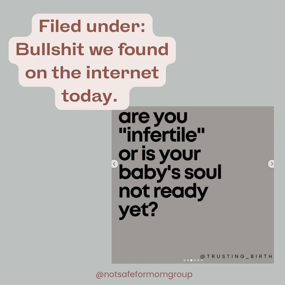 Bunch of nonsense if you ask us. Via the ever wise @slouisepetersen :

&ldquo;According to this account&rsquo;s [where this image is from] worldview, an ideal mother is an island of self-knowledge and self-regulation. She is a good mother because she