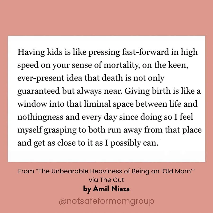 That push-pull of motherhood. &ldquo;Grasping to both run away . . . And get as close to it as I possibly can.&rdquo; &mdash; via @thecut by Amil Niaza.

Who can relate? 🙋&zwj;♀️

#notsafeformomgroup #nsfmg #heymomgroup #ambivalence #motherhoodjourn