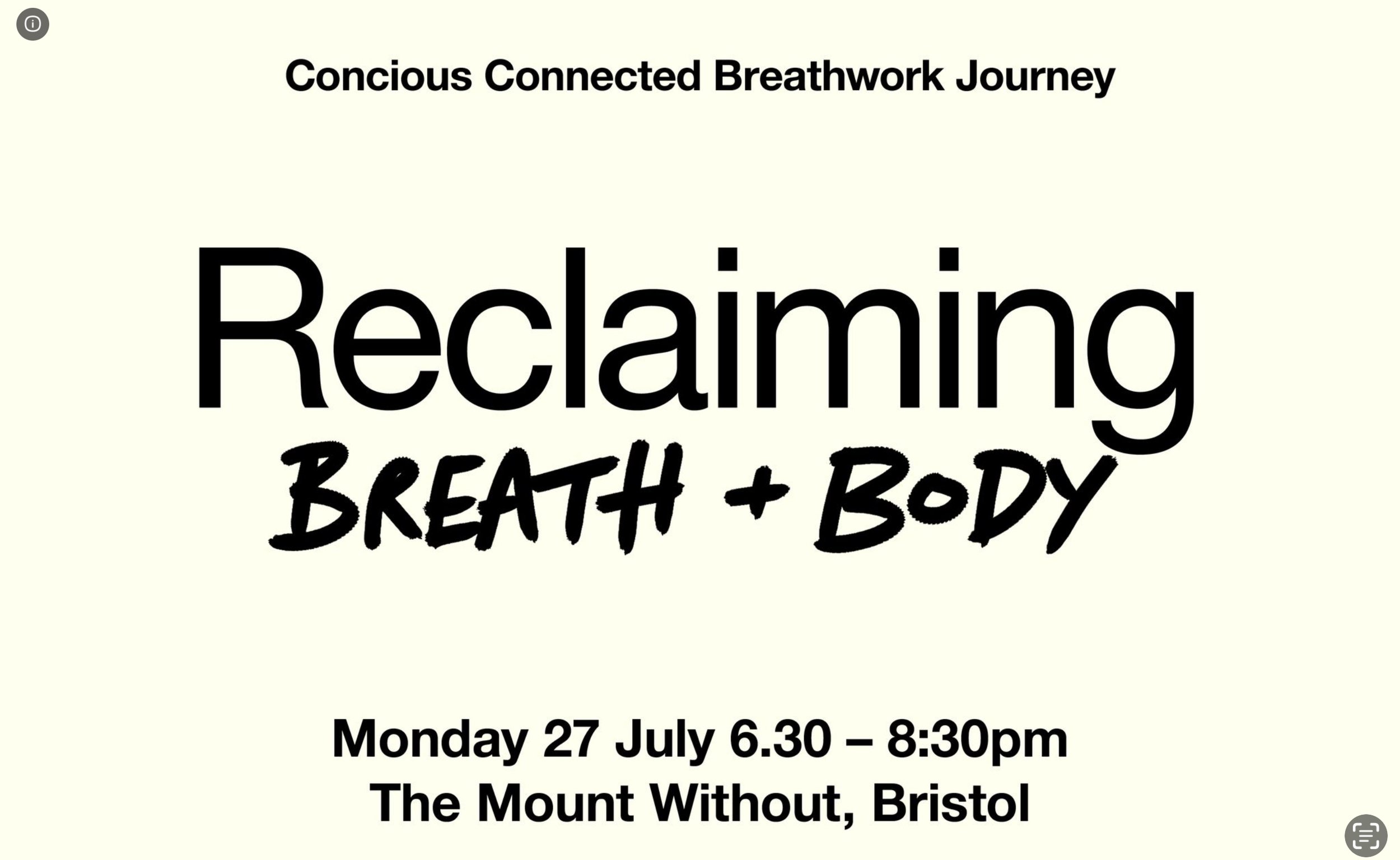 Concious Connected Breathwork 