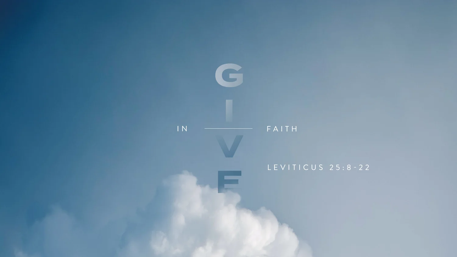 Reset: Give in Faith, Leviticus 25:8-22 episode artwork