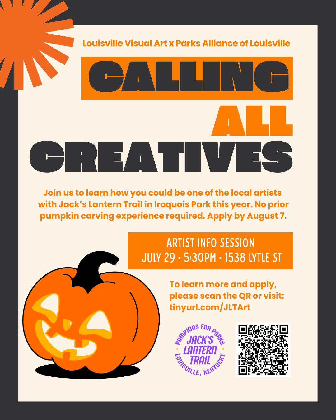 Jack's Lantern Trail Artist Info Session
