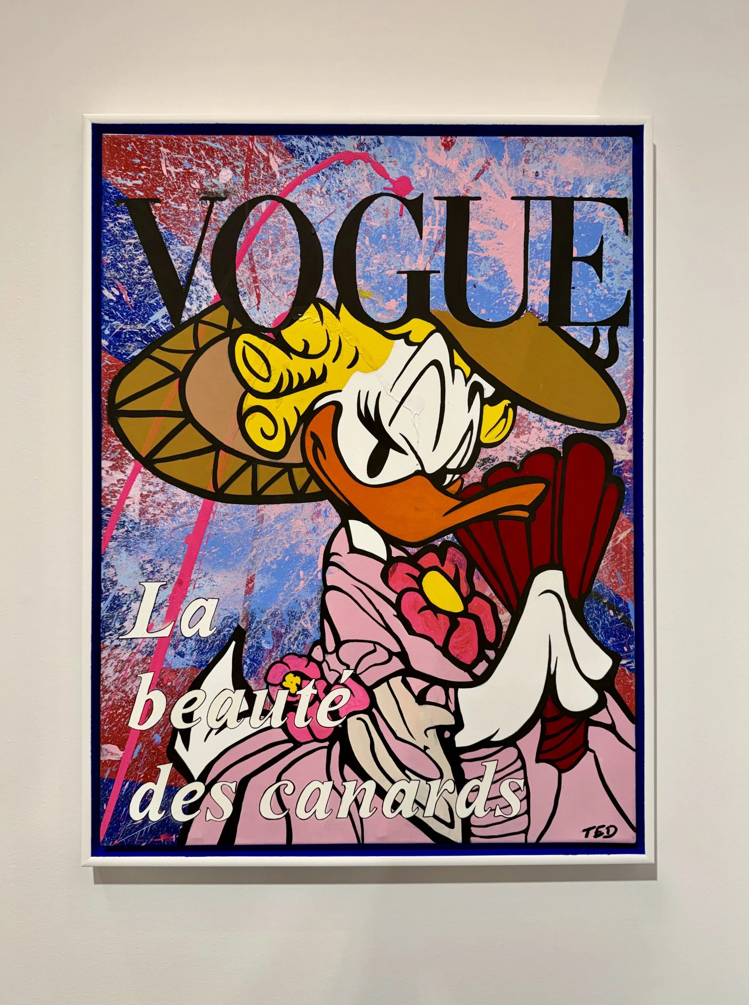 "La beauté" Unique Canvas Print