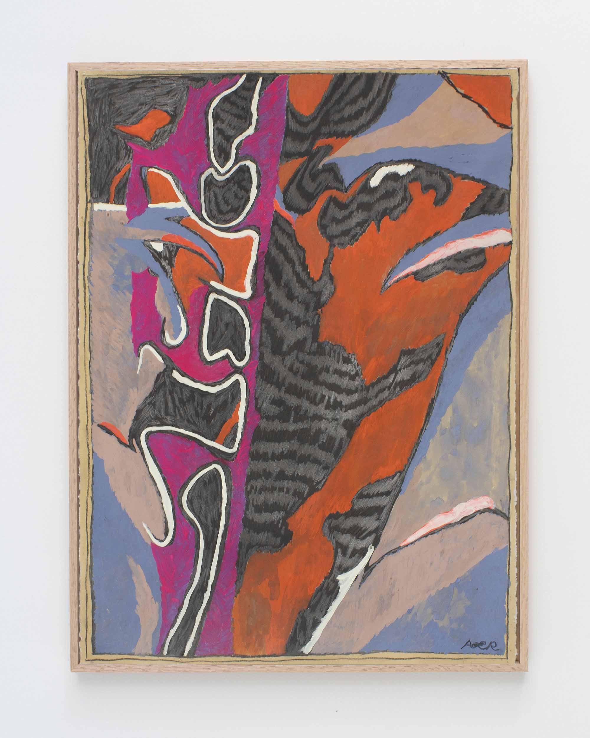 Alyse Ronayne
Untitled (Ida)
2022
Charcoal, Graphite, and Gouache on paper, in oak frame
23.5 x 31.5 in