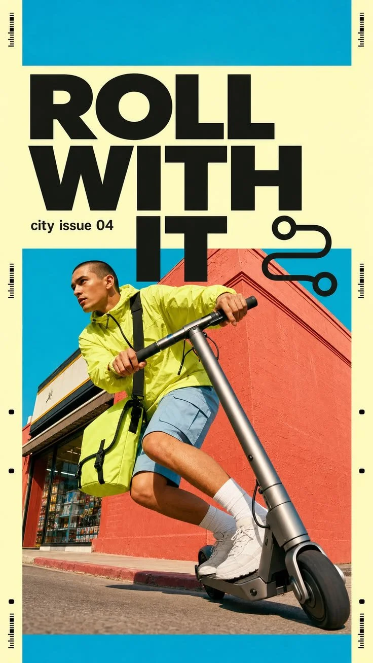Cyan Cream Sport Editorial — Commuter Scooter.jpeg