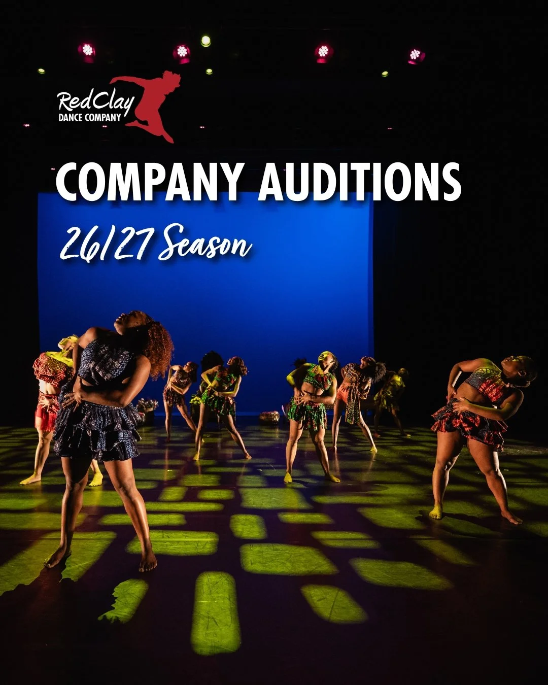 Applications are now open for Red Clay Dance Company&rsquo;s 26/27 Season Auditions.

We&rsquo;re seeking dynamic performers and storytellers with strong technique, range, and an Artivist spirit.

🗓 Application deadline: March 15, 2026
📍 In-person 