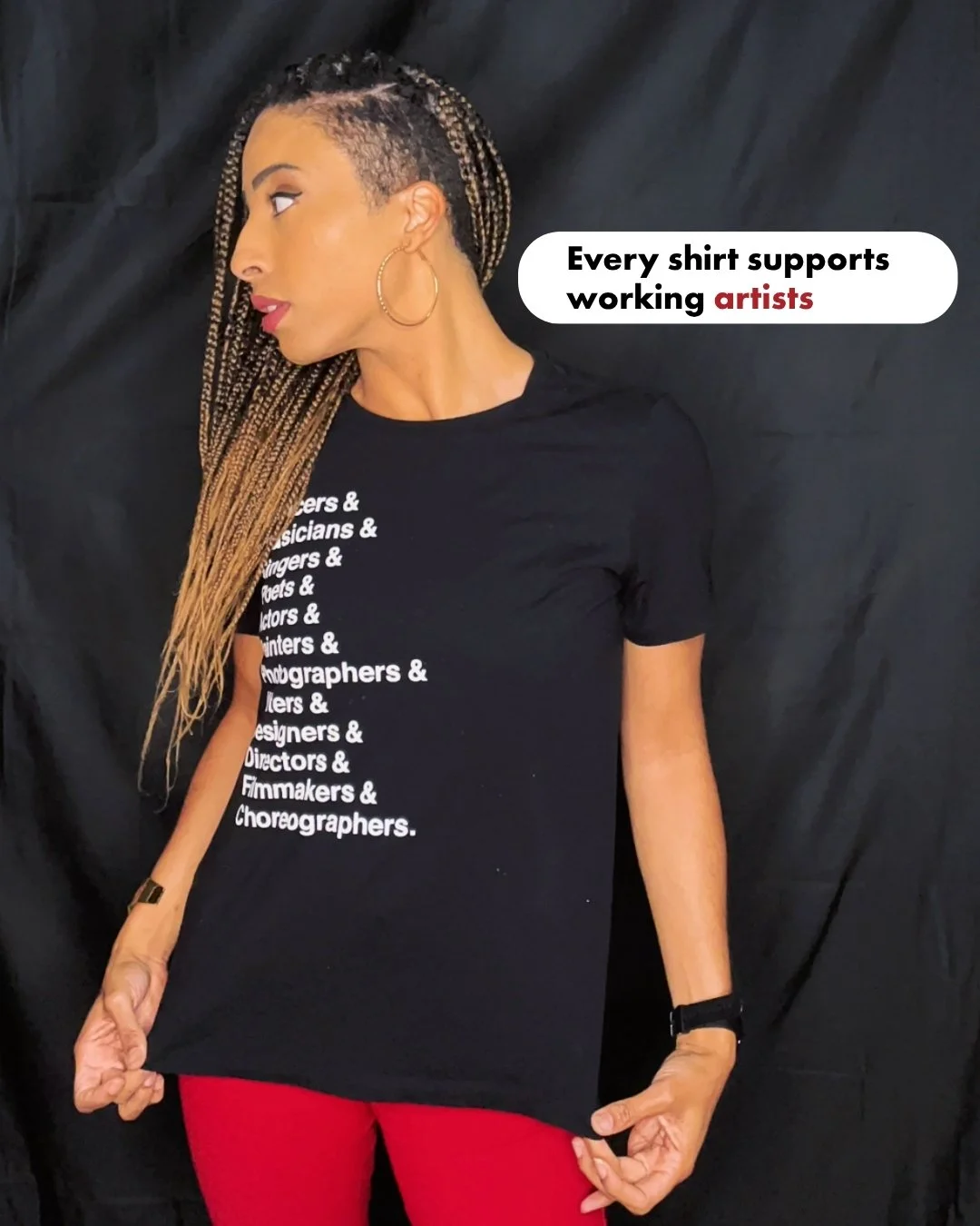 WE&rsquo;RE BACK! 🔥
 
The Artivists Are Essential tee has returned&mdash;but only until June 1.

Every shirt supports working artists and fuels a global movement for art + justice.

Don&rsquo;t wait. 👉🏾 #LinkInBio
#ArtivistsAreEssential #WearTheMo