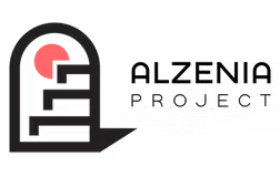 Logo of a business with a stylized red and black design.