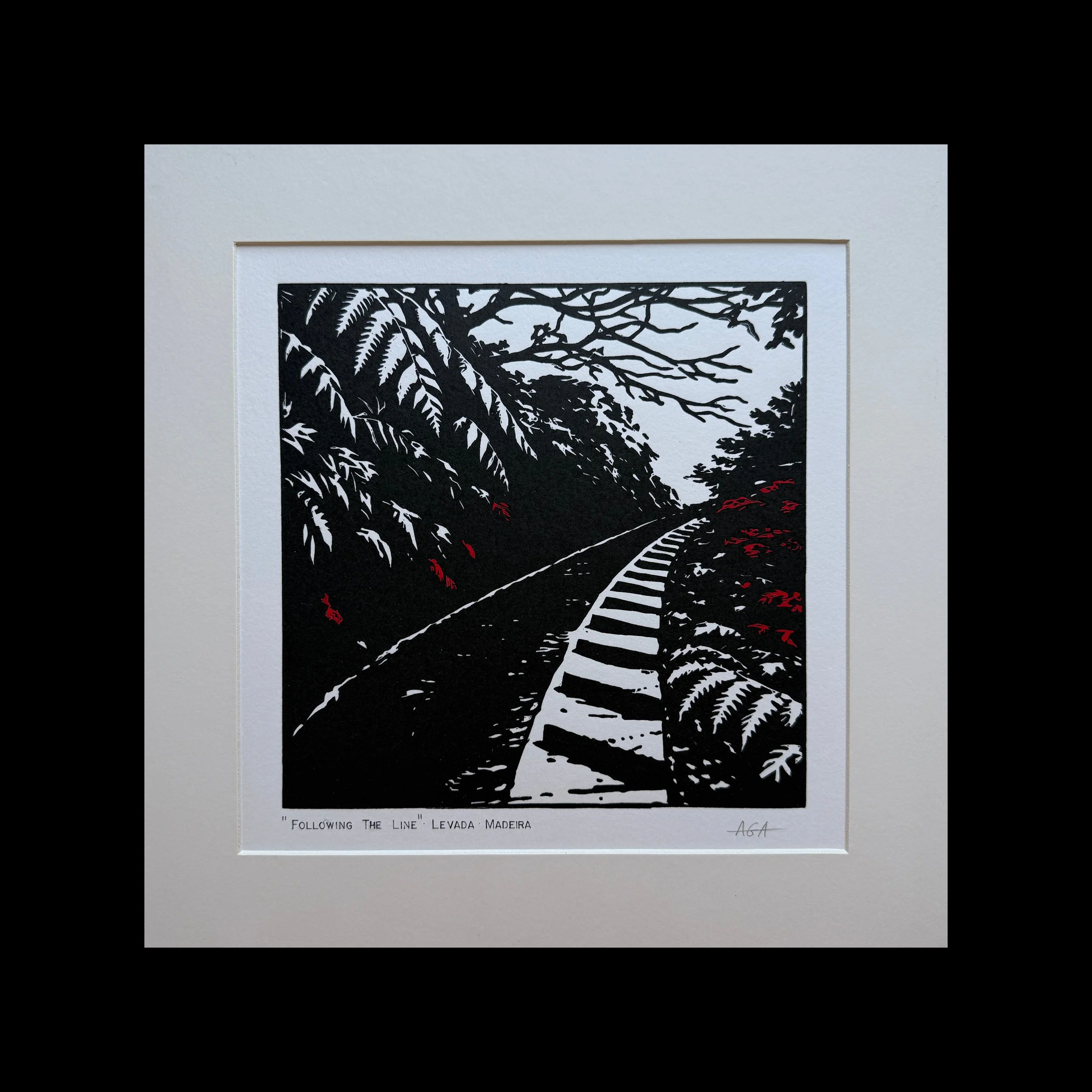 "FOLLOWING THE LINE", LEVADA, MADEIRA