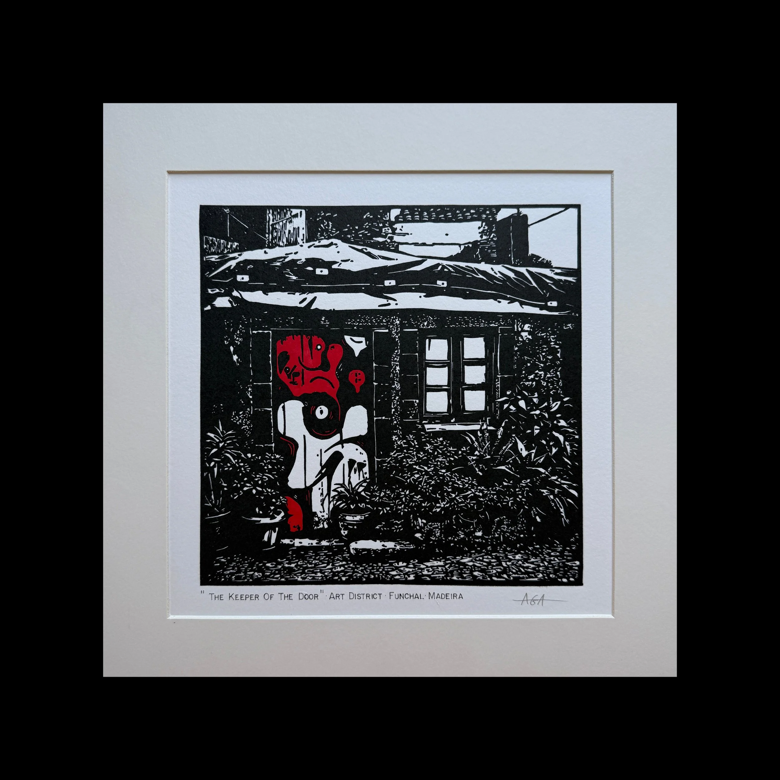 "THE KEEPER OF THE DOOR", ART DITRICT FUNCHAL, MADEIRA
