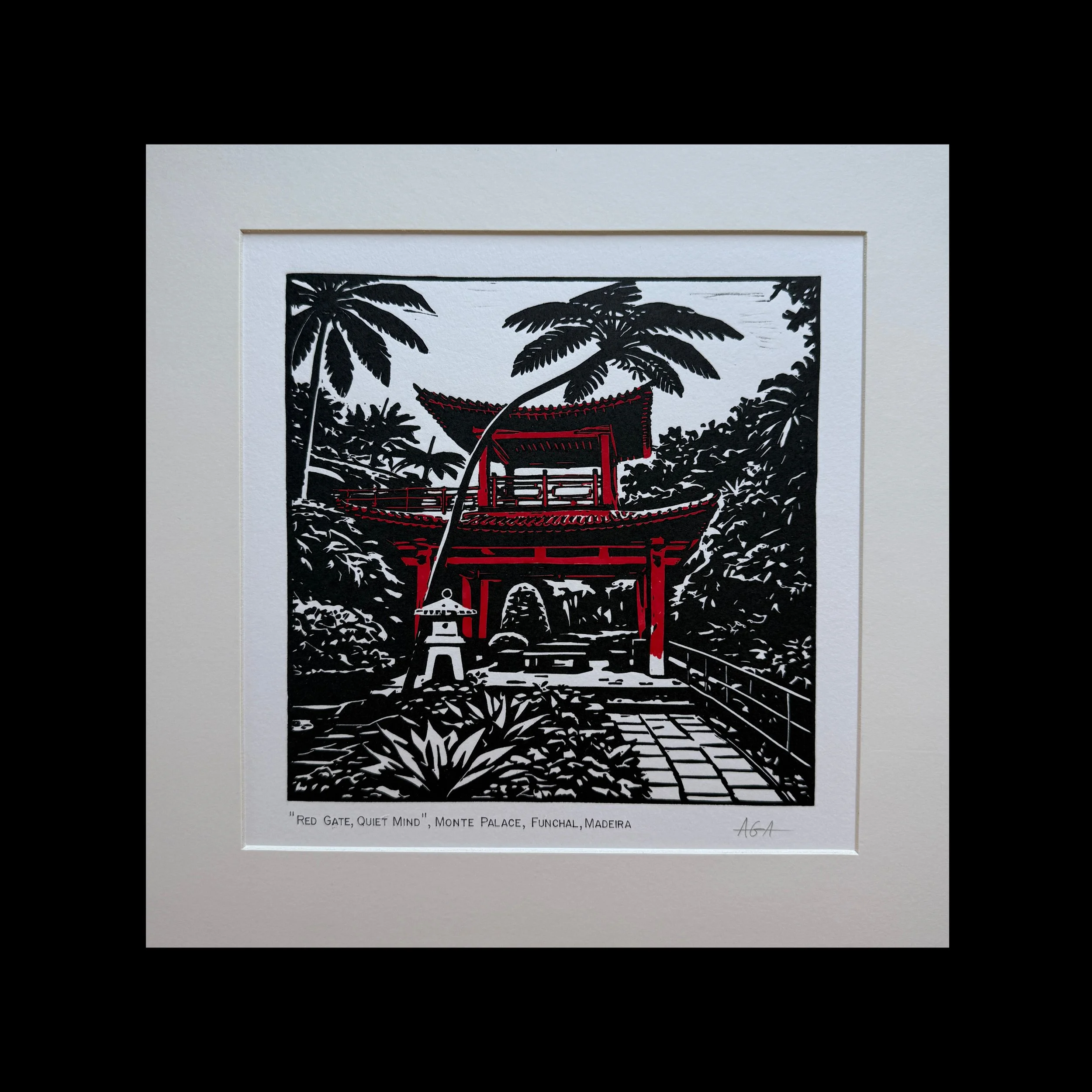 "RED GATE, QUIET MIND", MONTE PALACE, FUNCHAL, MADEIRA