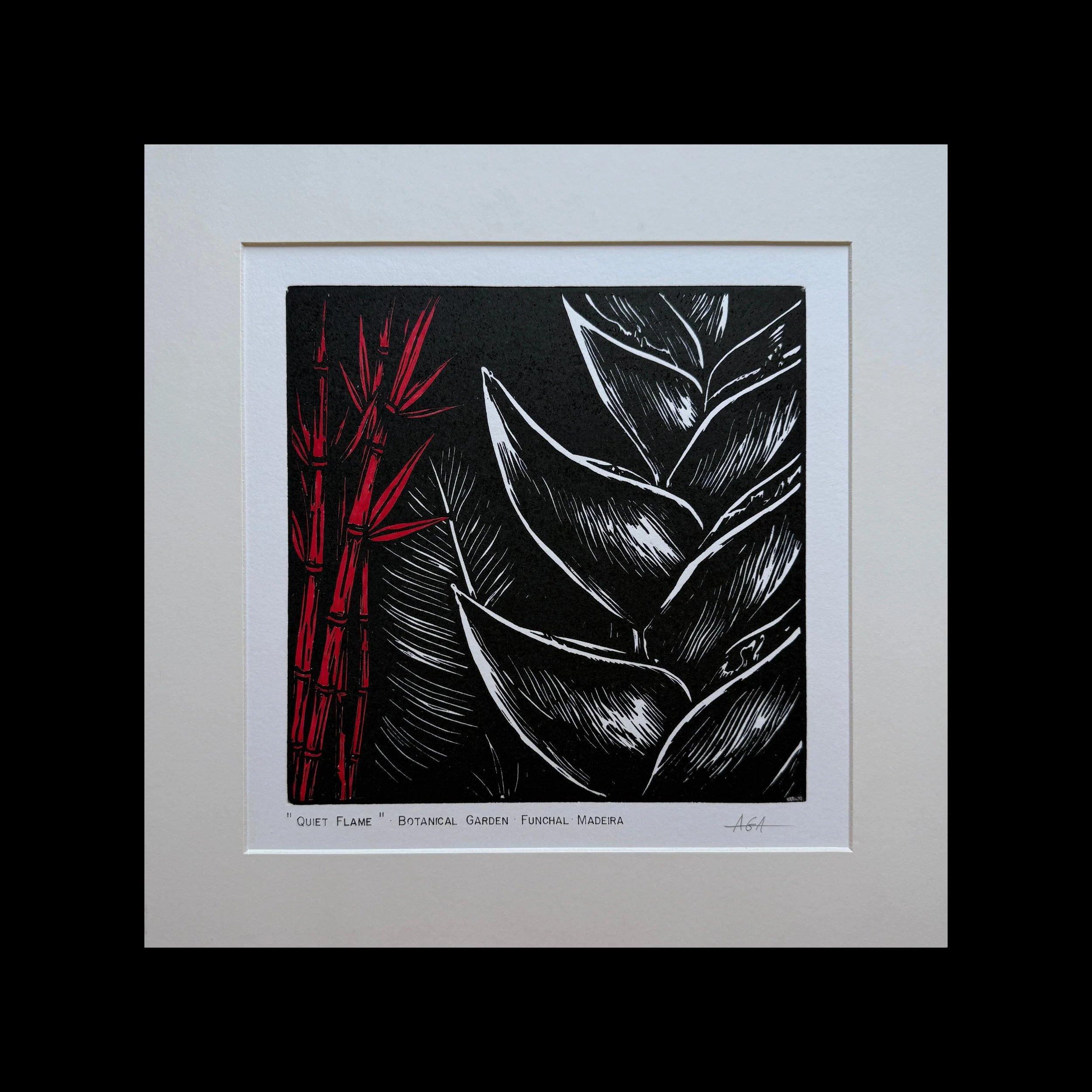 "QUIET FLAME", BOTANICAL GARDEN, FUNCHAL, MADEIRA