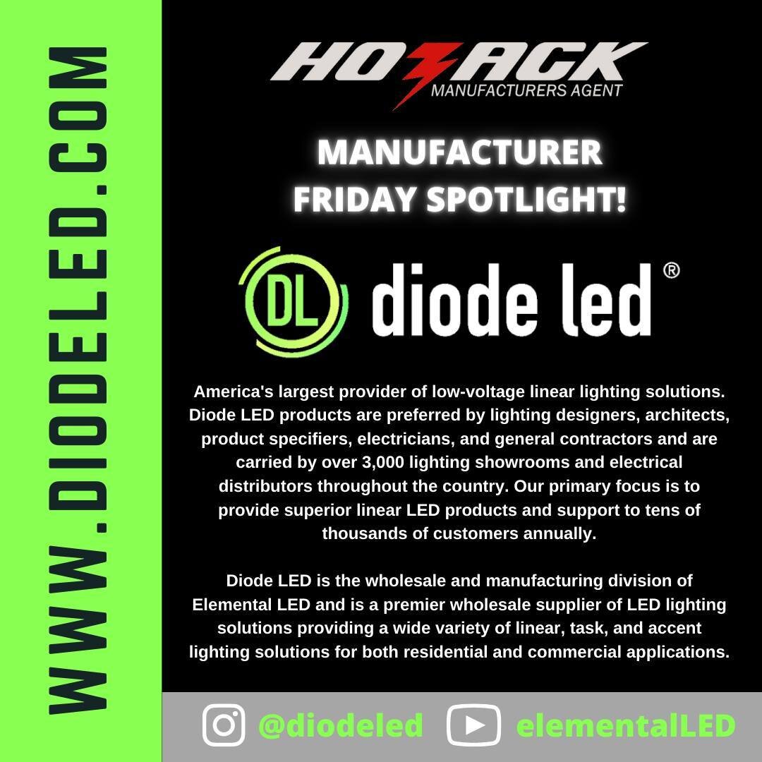 Hozack's Manufacturer Friday Spotlight! Introducing Diode LED! 

Diode LED is the wholesale and manufacturing division of Elemental LED and is a premier wholesale supplier of LED lighting solutions providing a wide variety of linear, task, and accent