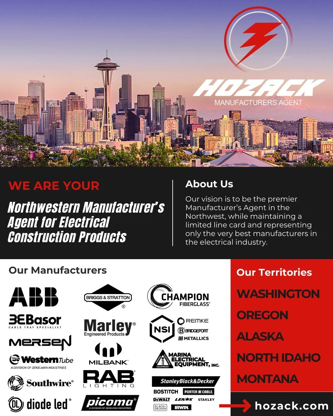 Hello, September!

A new month means new opportunities to power your projects forward. At Hozack, we&rsquo;re proud to represent the industry&rsquo;s top manufacturers and provide the products, solutions, and support you need to get the job done righ