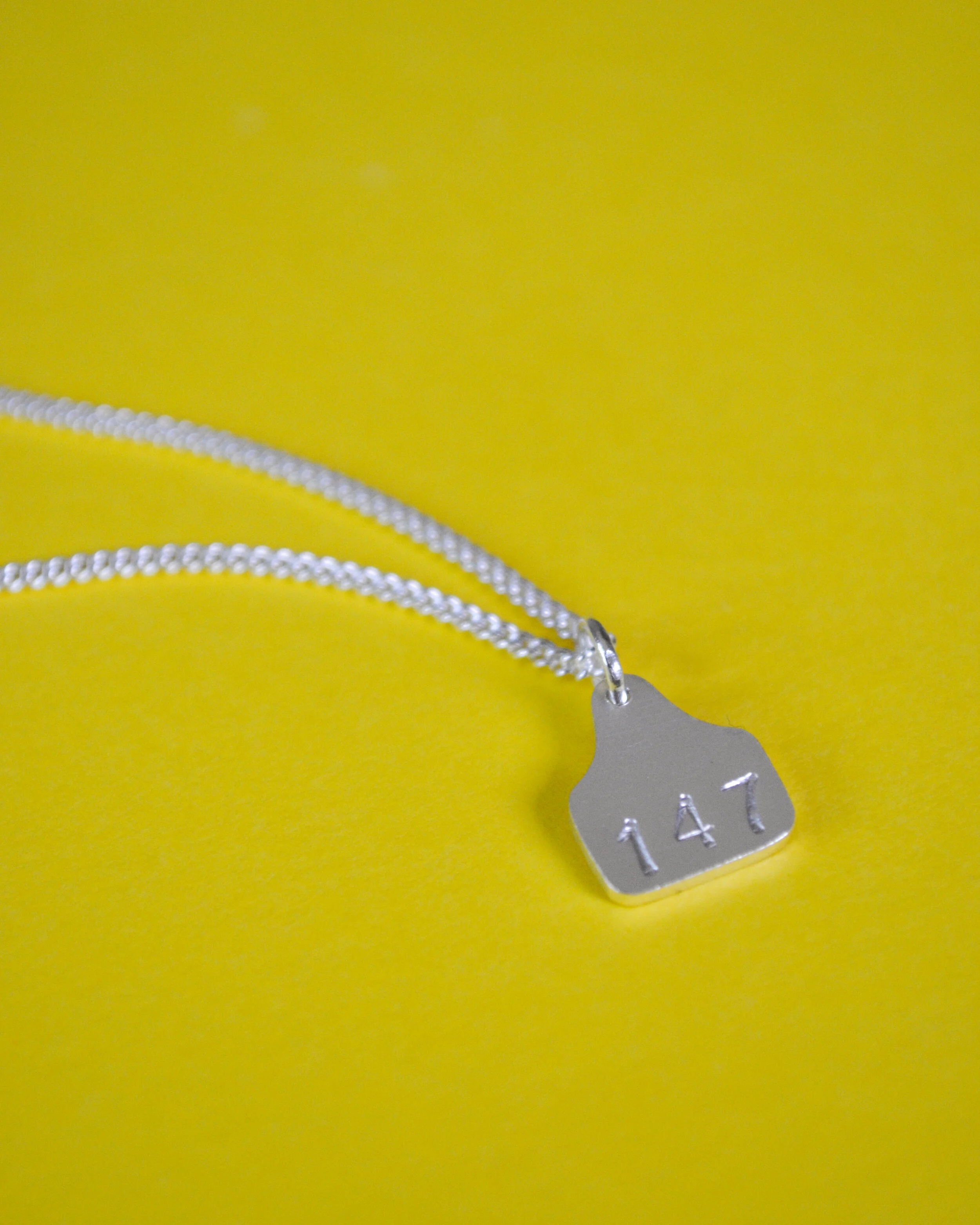 cattle tag necklaces